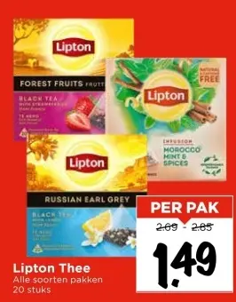 Aanbieding: Lipton Thee