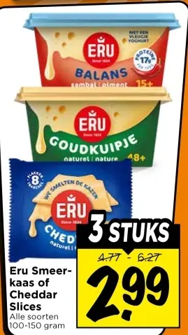 Eru Smeerkaas of Cheddar Slices