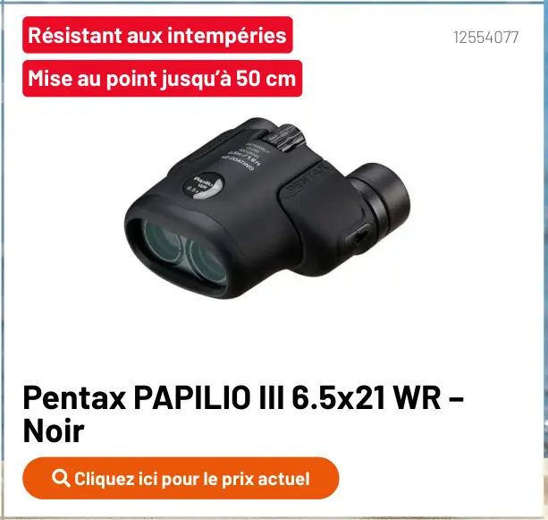 Offre: PAPILIO III 6.5x21 WR - Noir