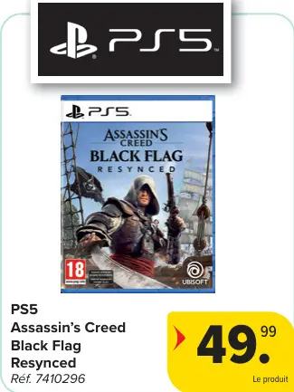 Offre: Assassin's Creed Black Flag Resynced