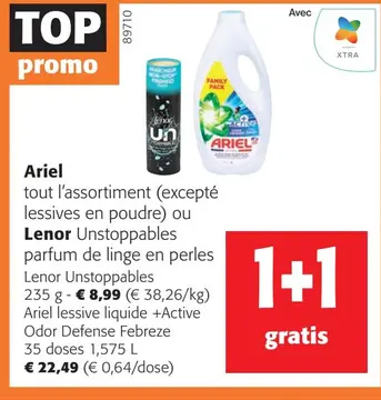 Offre: Ariel ou Lenor Unstoppables