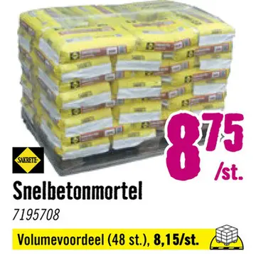 Aanbieding: Snelbetonmortel
