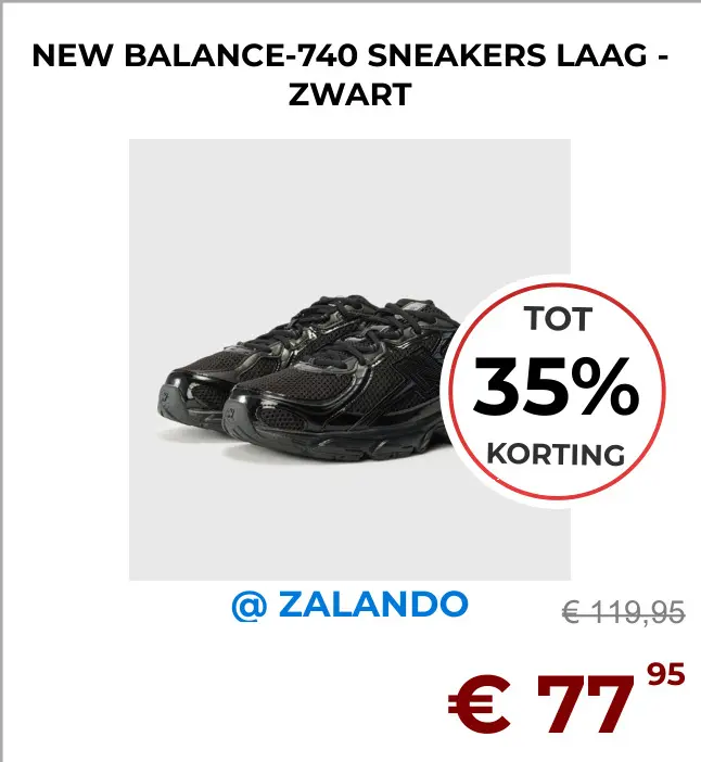 Aanbieding: 740 sneakers laag