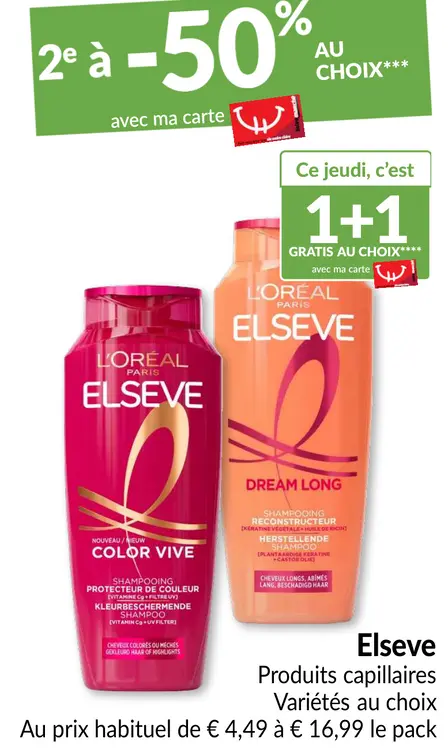 Offre: Elseve Produits capillaires