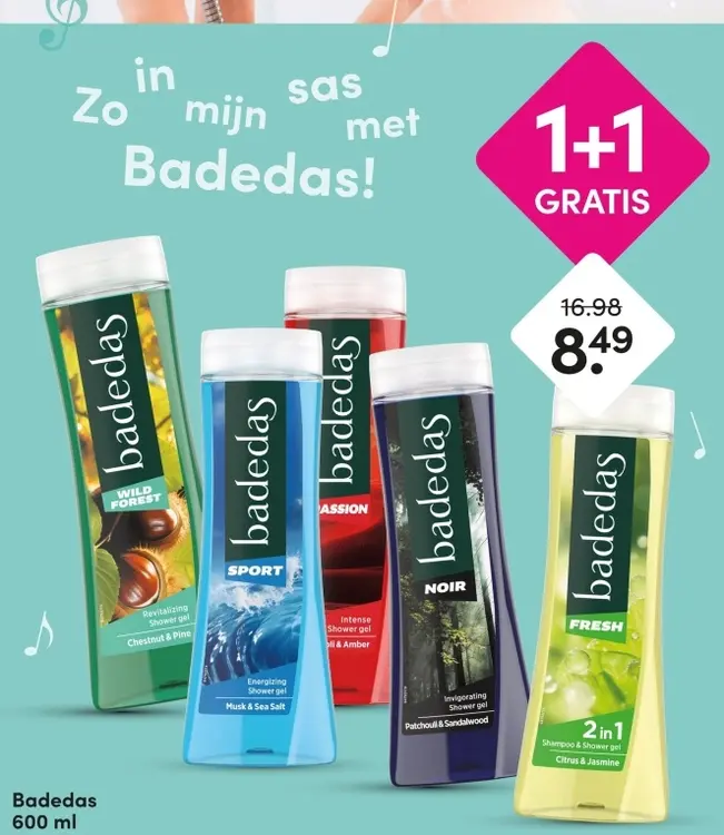 Aanbieding: Badedas