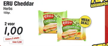 Aanbieding: ERU Cheddar Herbs
