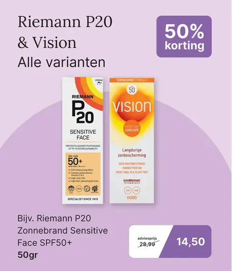 Aanbieding: Riemann P20 & Vision