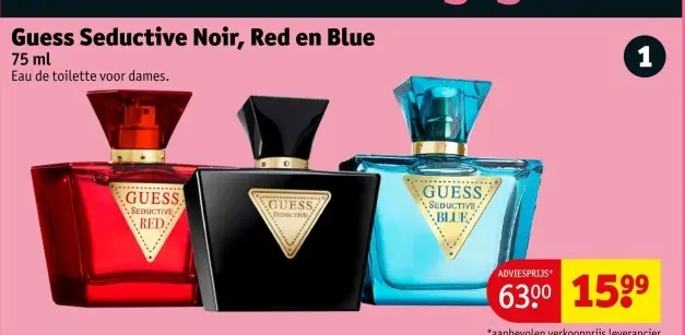 Aanbieding: Seductive Noir, Red en Blue