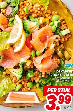 Aanbieding: Dekavers gerookte zalm