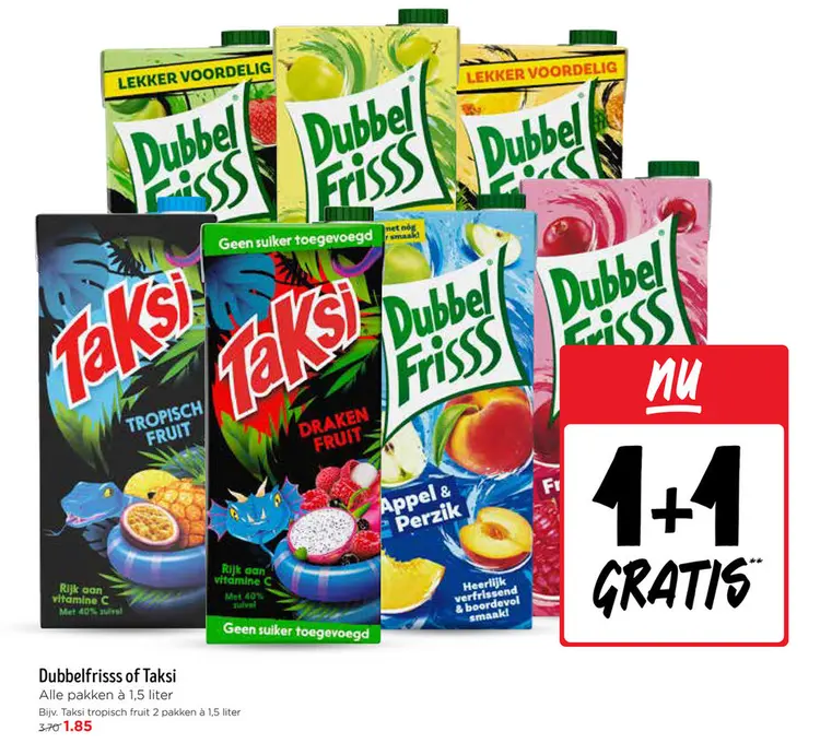 Aanbieding: Dubbelfrisss or Taksi