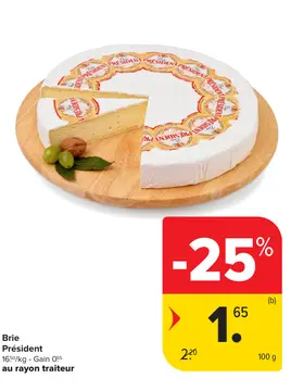 Offre: Brie Président