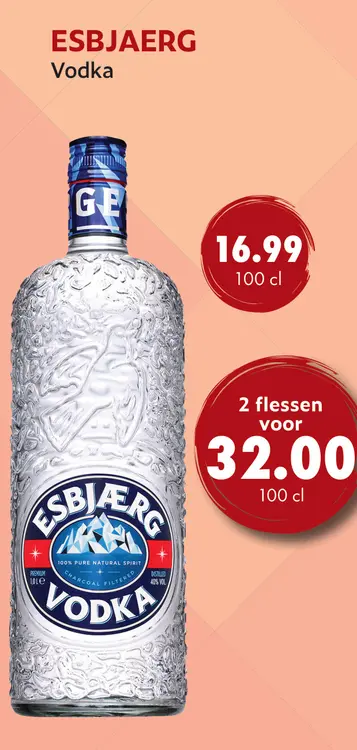 Aanbieding: Esbjærg vodka