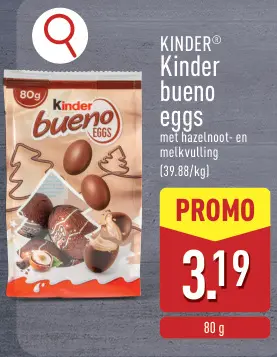 Promotie: Kinder bueno eggs