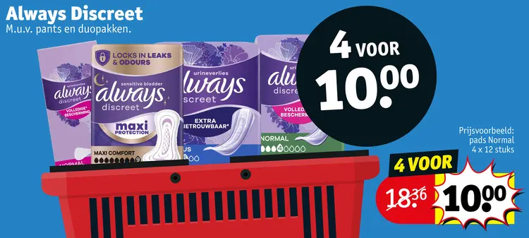 Aanbieding: Always Discreet