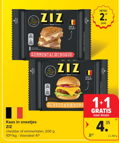 Promotie: Kaas in sneetjes