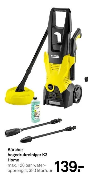 Aanbieding: hogedrukreiniger K3 Home