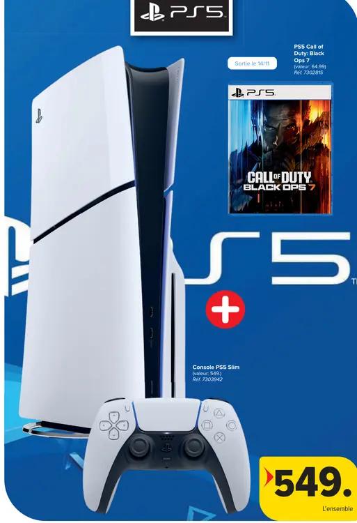 Offre: PS5 Slim + Call of Duty: Black Ops 7