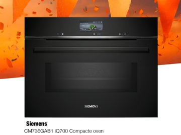 Aanbieding: CM736GAB1 iQ700 Compacte oven met magnetron
