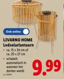 Promotie: Ledsolarlantaarn