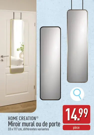 Offre: Miroir mural ou de porte
