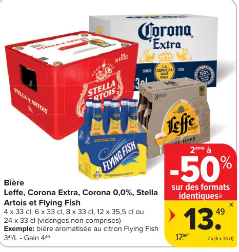 Offre: Bière