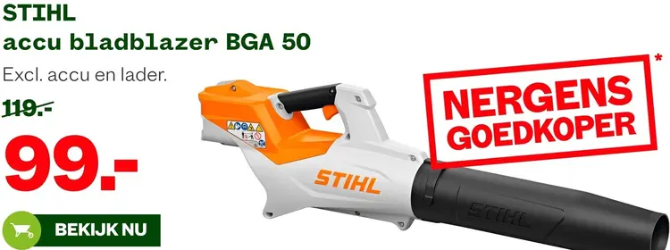 Aanbieding: Accu bladblazer BGA 50