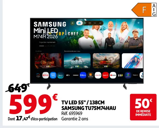 Promotie: Tv led 55"/138cm