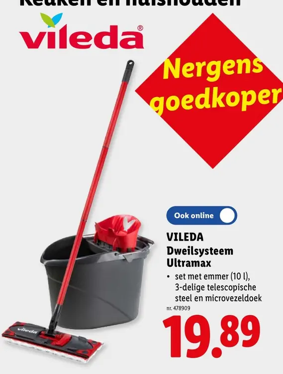 Promotie: Dweilsysteem Ultramax