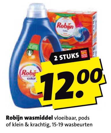 Aanbieding: Robijn wasmiddel