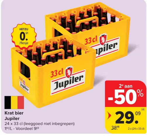 Promotie: Krat bier