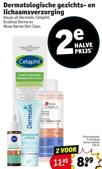 Promotie: Dermatologische gezichts- en lichaamsverzorging