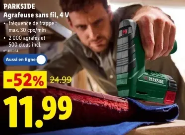 Offre: Agrafeuse sans fil