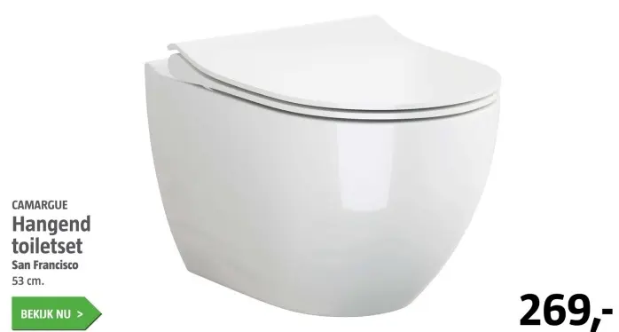 Aanbieding: Hangend toiletset