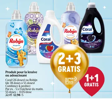 Offre: Produit pour la lessive ou adoucissant