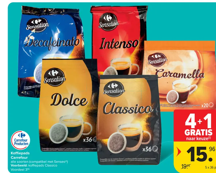 Promotie: Koffiepads