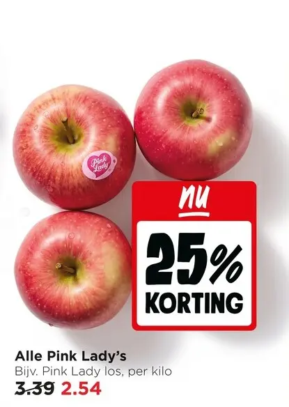 Aanbieding: Alle Pink Lady's