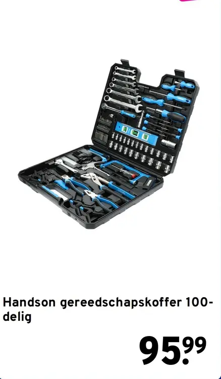 Aanbieding: Gereedschapskoffer 100-delig
