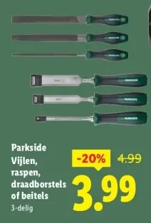 Aanbieding: Vijlen, raspen, draadborstels of beitels