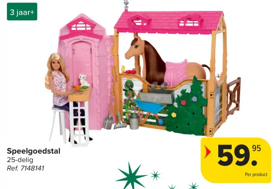 Aanbieding: Speelgoedstal