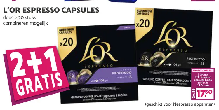 Aanbieding: Espresso capsules