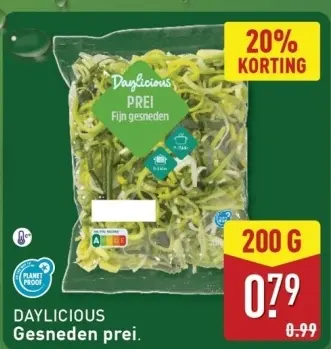 Aanbieding: Gesneden prei