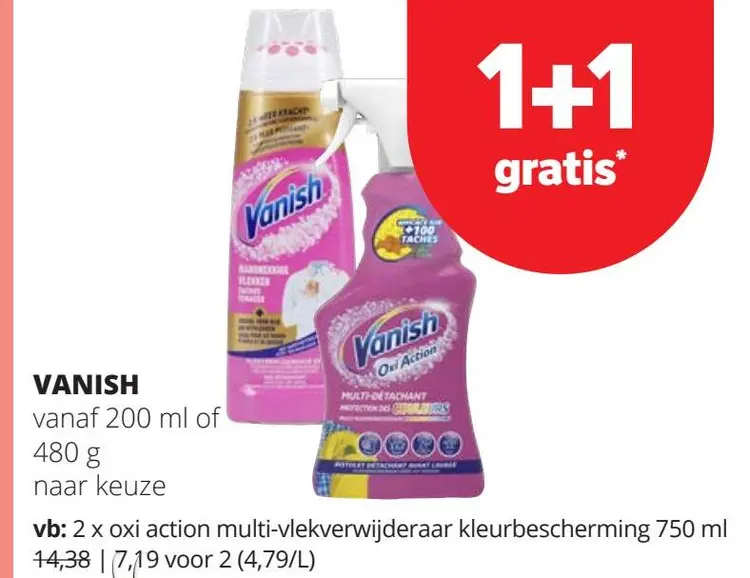 Promotie: Vanish