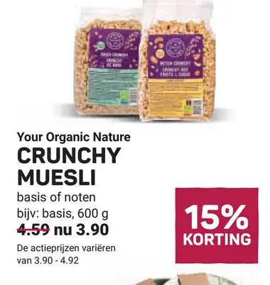 Aanbieding: Crunchy muesli