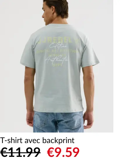 Offre: T-shirt avec backprint