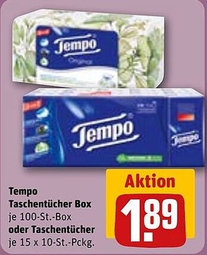 Aanbieding: Tempo Taschentücher Box