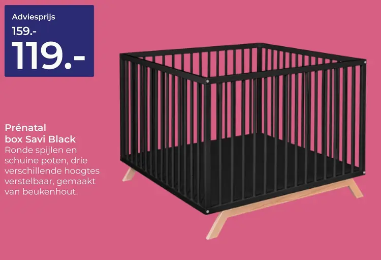 Aanbieding: Box Savi Black
