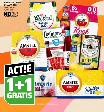 Aanbieding: Alle 0.0% radler of 0.0% rosé