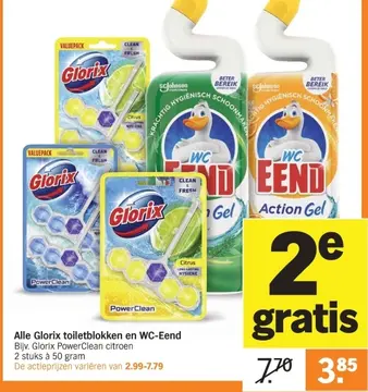 Aanbieding: Alle Glorix toiletblokken en WC-Eend