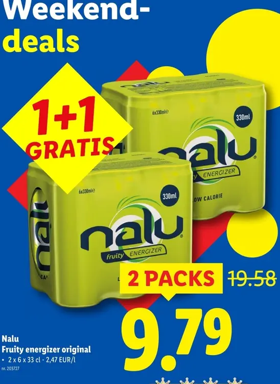 Promotie: Fruity energizer original