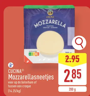 Promotie: Mozzarellasneetjes